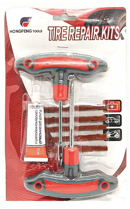Kit para reparar pinchazos de neumáticos