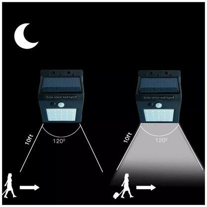 Foco solar con sensor de movimiento