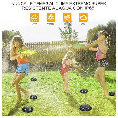 Pack de 4 estacas solares para jardín