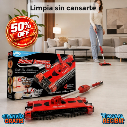SpinSweep™ ⚡ - Barredora giratoria recargable 🧹