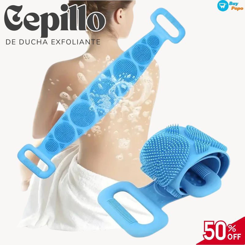 🛁✨ Cepillo de Ducha – Ergonómico, Masajeador 💆‍♂️ y Exfoliante 🌿 ✨🚿