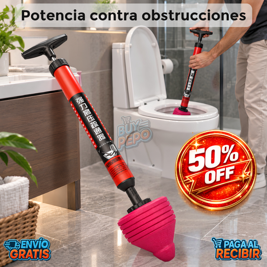 TurboPress™ 💨 - Destapador alta presión 🚽