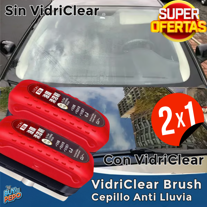 🌧️✨ VidriClear Brush® - Limpiador de Parabrisas Anti Lluvia 🚘🧼