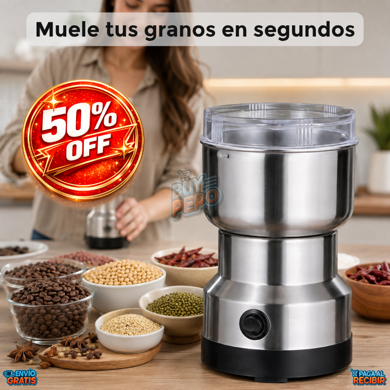 PowerMill™ 💥 - Molino multifunción eléctrico ☕