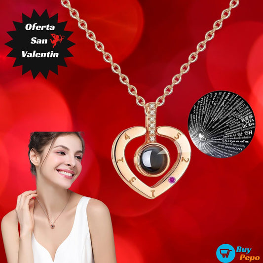 COLLAR TE AMO ❤️🌎 en 100 Idiomas - OFERTA SAN VALENTIN 💘