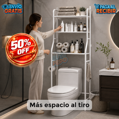 ShelfMax™ 🛁 - Estante organizador baño ✨