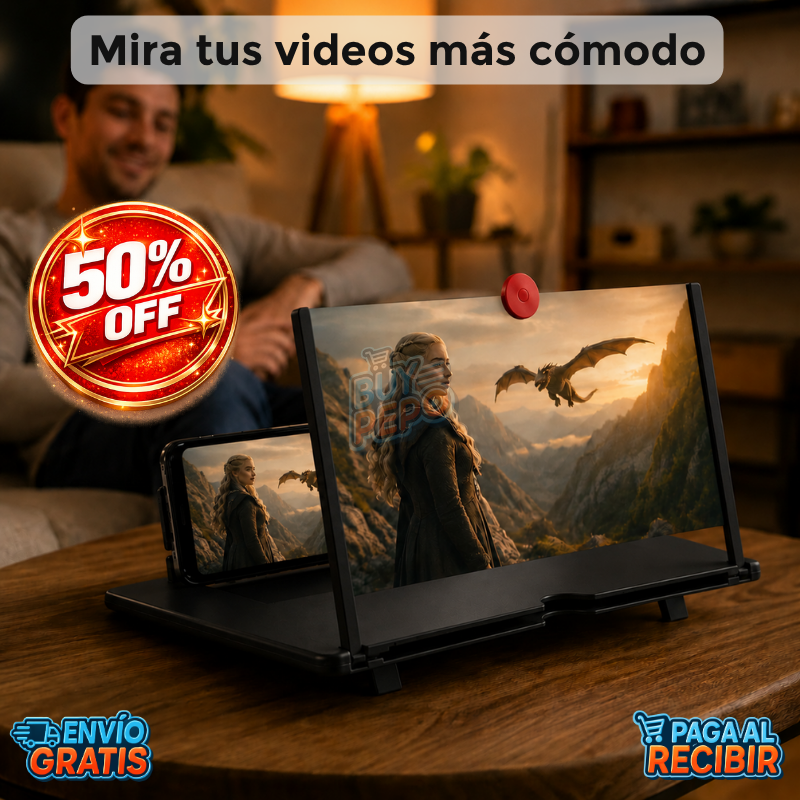 CineZoom™ 🎬 - Amplificador pantalla 3D 📱