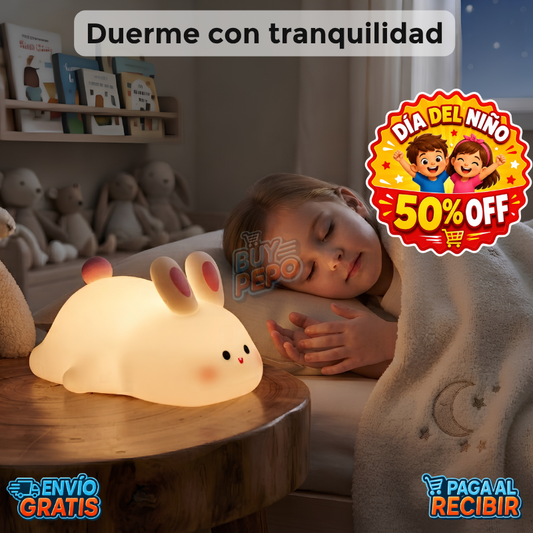 DreamBunny™ 🐰 - Lámpara nocturna infantil 🌙
