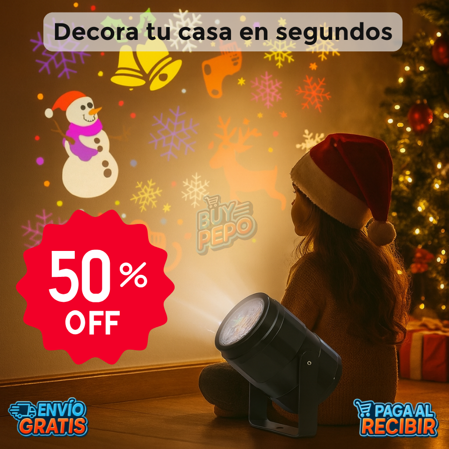 MagicSnow™ ❄️ - Proyector Navidad Luminoso 🎄