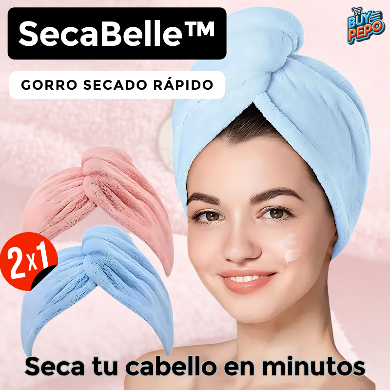SecaBelle™ 🌺 - Gorro secado rápido 💨