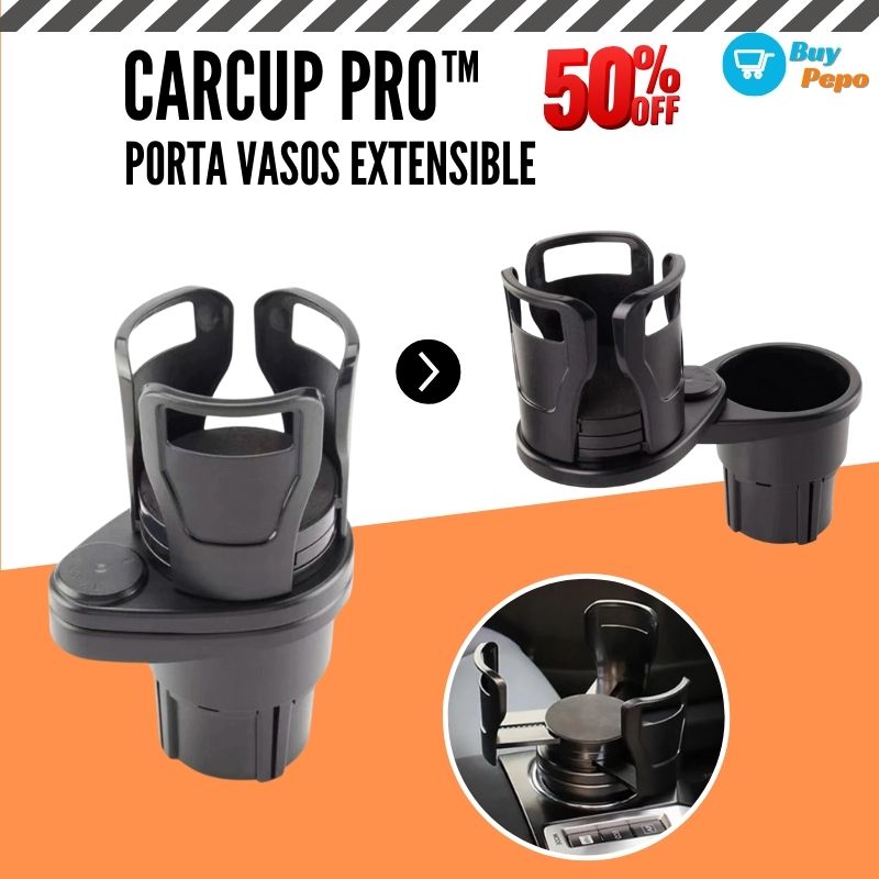 CARCUP PRO™ Porta Vasos Doble Extensible