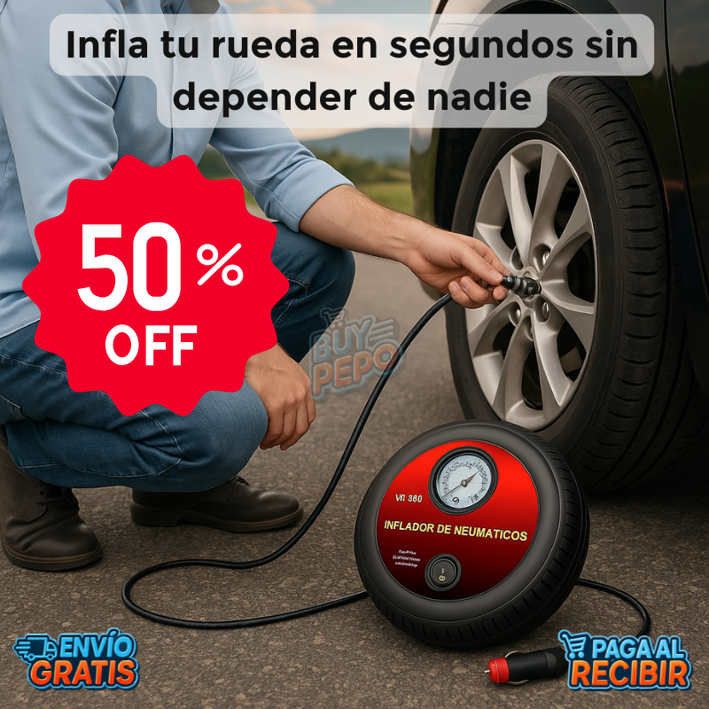 AirJack™ 💨 - Mini compresor portátil 🔋