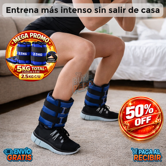 PowerStep™ 🏃‍♂️ - Pesas tobillo entrenamiento 🔥