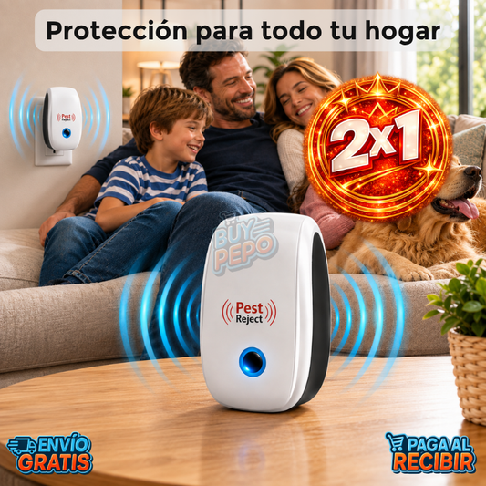 UltraShield™ 🛡️🐭 - Repelente ultrasónico hogar 🔊