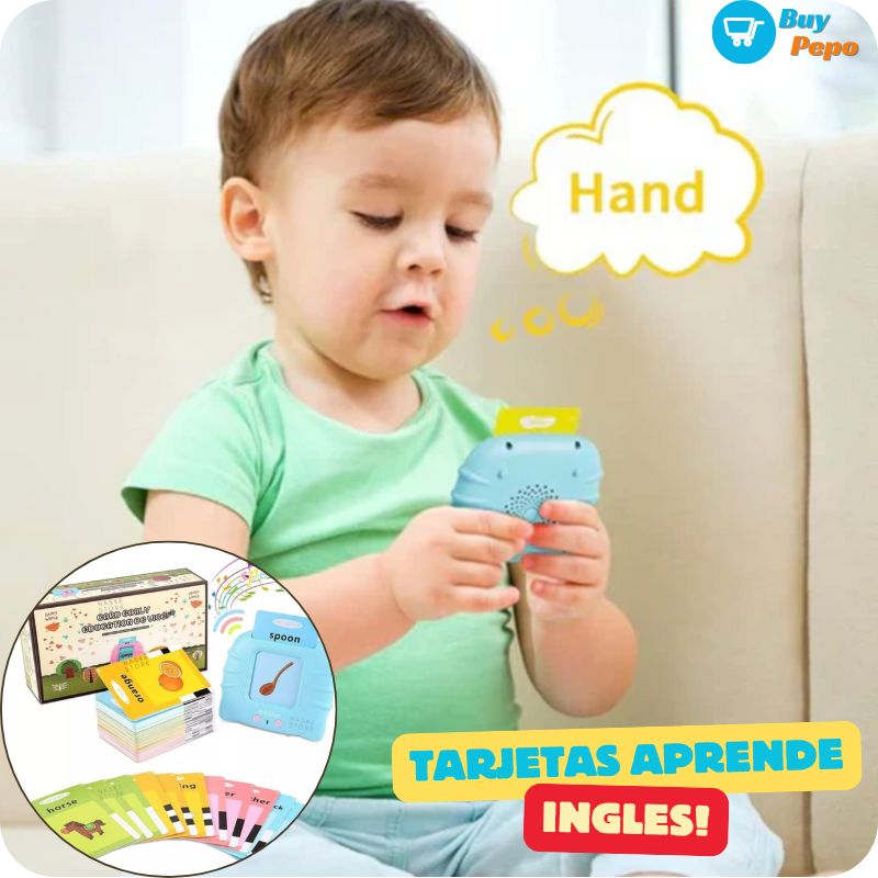 MI PRIMER INGLÉS 👶🏻: REPITE Y APRENDE 🎶📚 - Consola Parlante 🎧 + Tarjetas 🃏 en Inglés