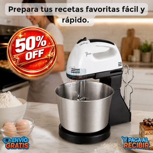 MixPro™ 🍰 - Batidora de pedestal automática ✨