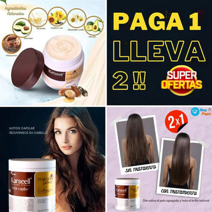 Essencia Capilar® - Botox Capilar 🌟 Rejuvenece con Brillo ✨ y Suavidad 💆‍♀️ 400gr