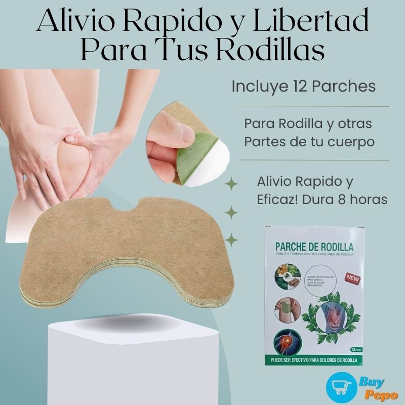 KNEEPATCH® ✨ - 12 Parches Para El Dolor De Rodilla 🛡️🦵