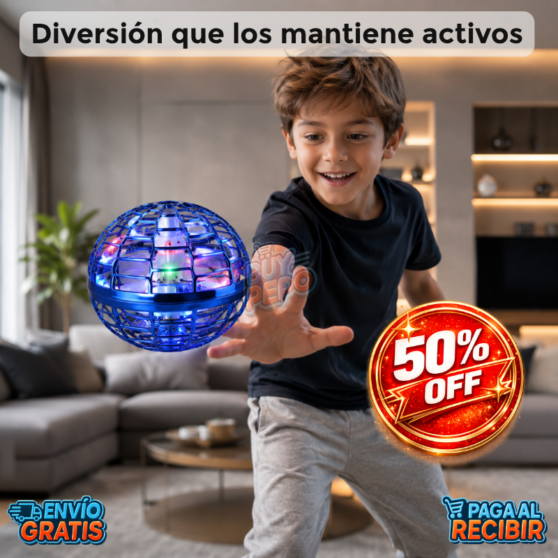 FlyNova™ 🚀 - Bola voladora interactiva ✨