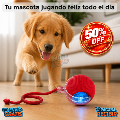 PlayBall™ 🐾 - Pelota inteligente con cuerda 🐶