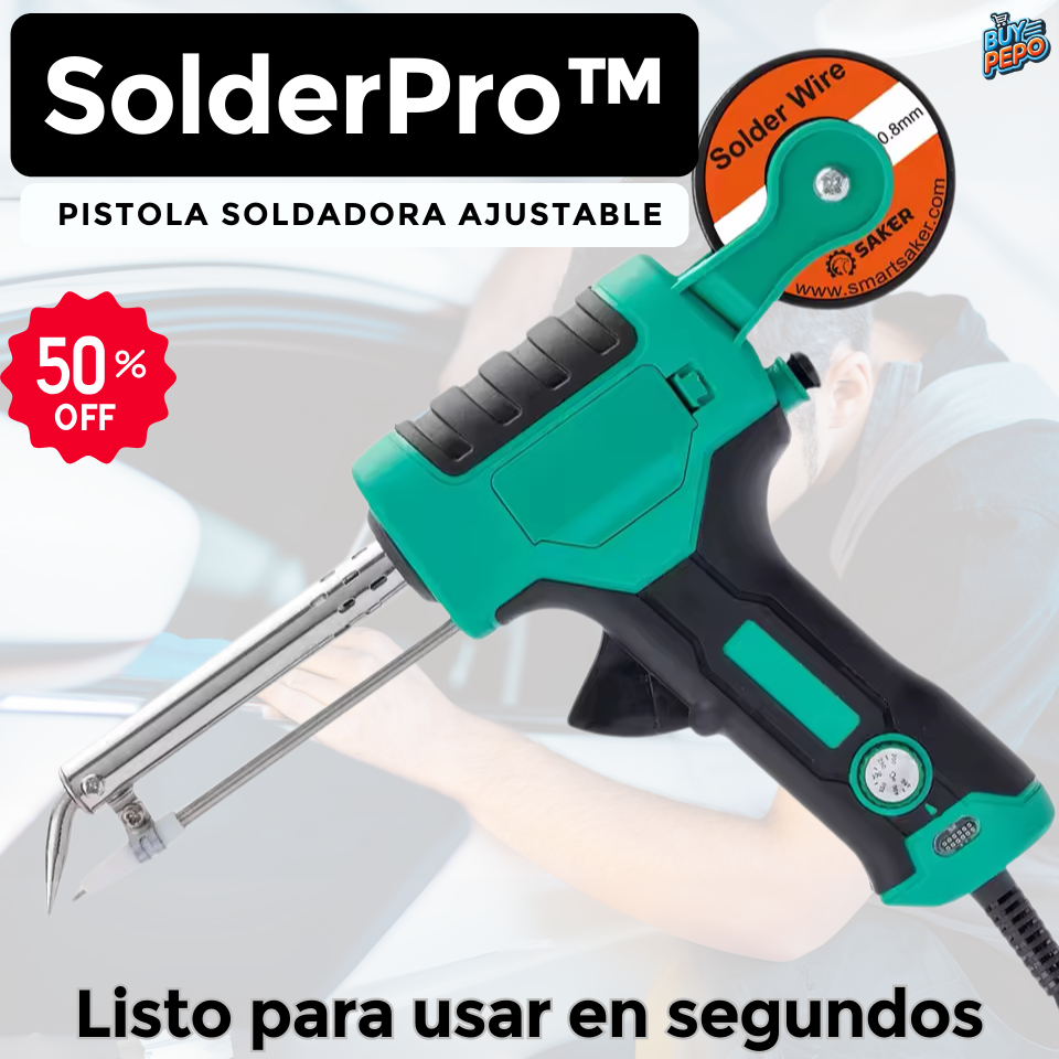 SolderPro™ 🔥 - Pistola soldadora ajustable ⚡