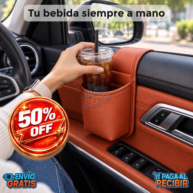AutoHold™ 🥤 - Organizador lateral vehicular 🚘