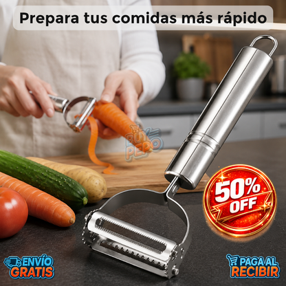 ChefBlade™ 🥕 - Pelador rallador 2 en 1 🔪