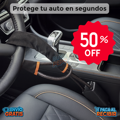 LockSteel™ 🔒 - Bloqueo antirrobo para volante 🚗