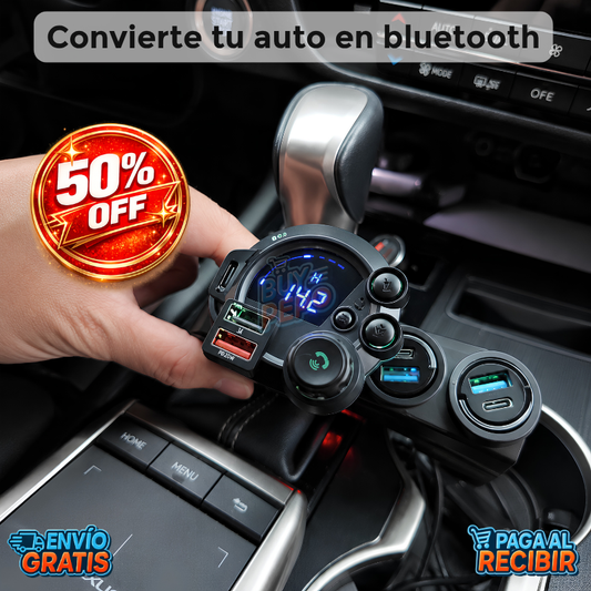TuneDrive™ 🎵 - Adaptador bluetooth para auto 🚗