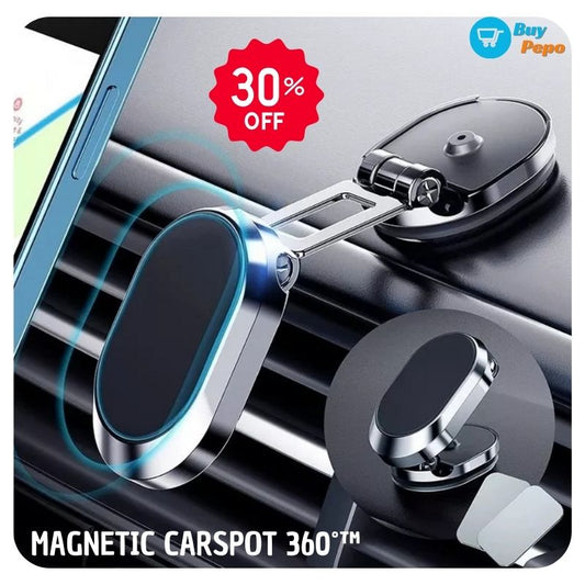 📱🧲 Soporte Magnético Para Celular 🚗 - MAGNETIC CARSPOT 360˚™ 🔄✨