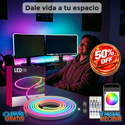 AuraStrip™ ✨ - tira led decorativa 💡