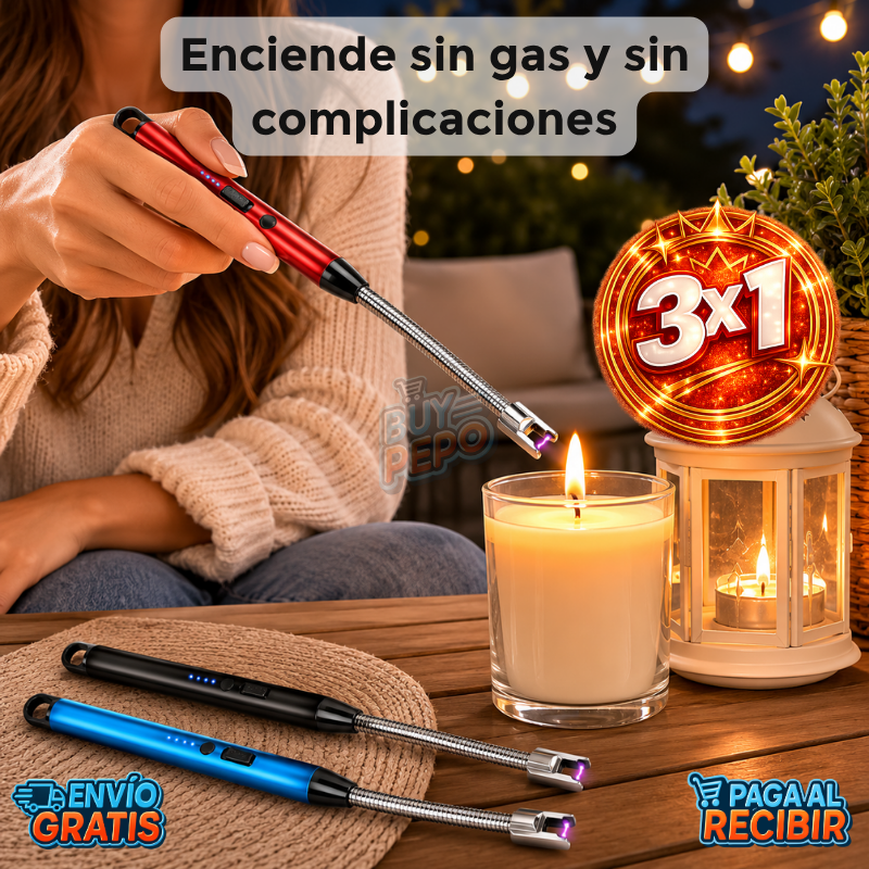 PlasmaSpark™ ⚡ - Encendedor eléctrico recargable 🔥