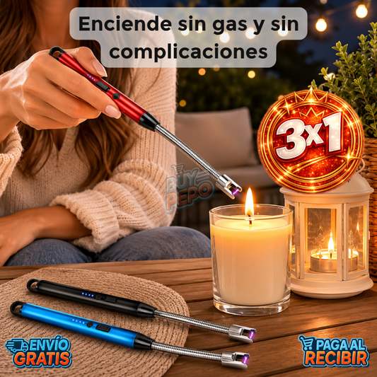 PlasmaSpark™ ⚡ - Encendedor eléctrico recargable 🔥