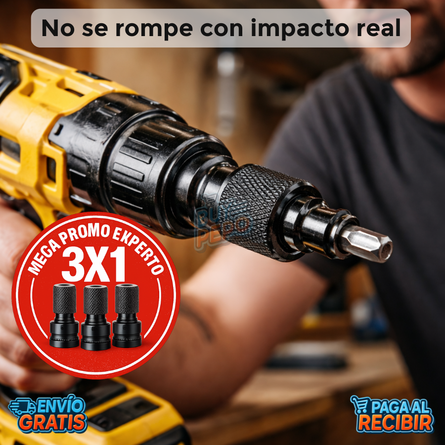 ImpactLink™ 🔩 – Adaptador impacto rápido de 12 a punta 14 ⚡