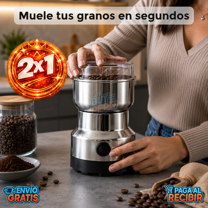 GrindPro™ ☕✨ - Molinillo eléctrico de granos ⚡