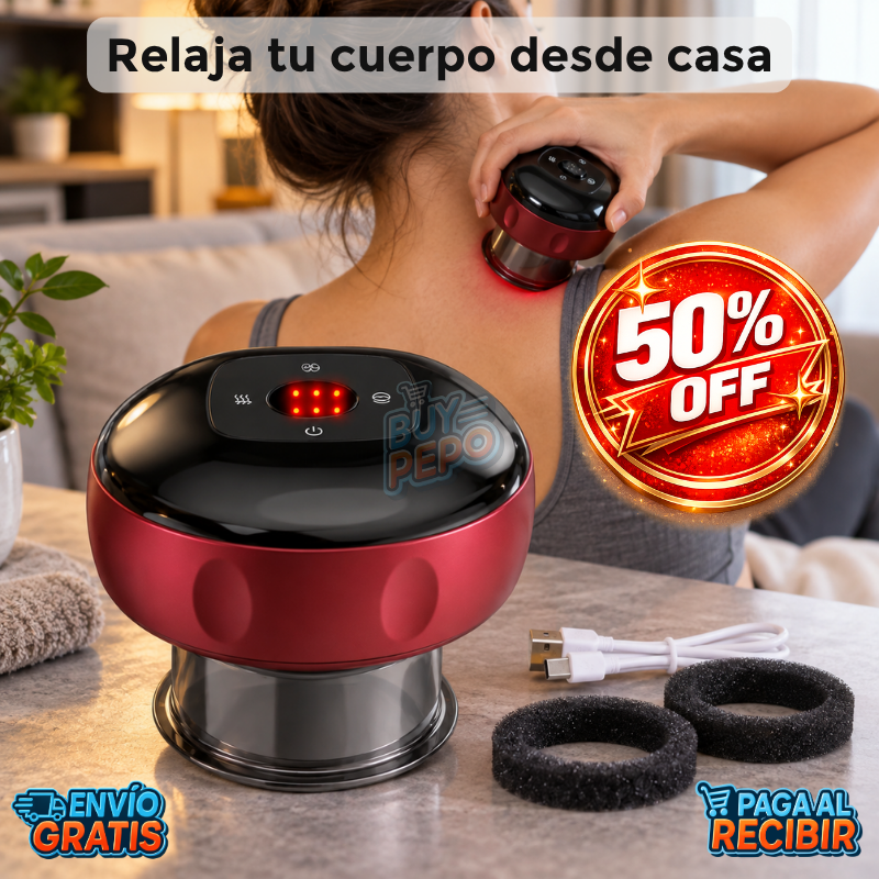 CuppingPro™ 🔥 - Masajeador de ventosas 3 en 1 💆