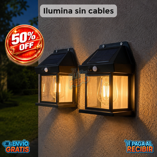 SolarBeam™ ☀️ - Foco solar exterior 💡