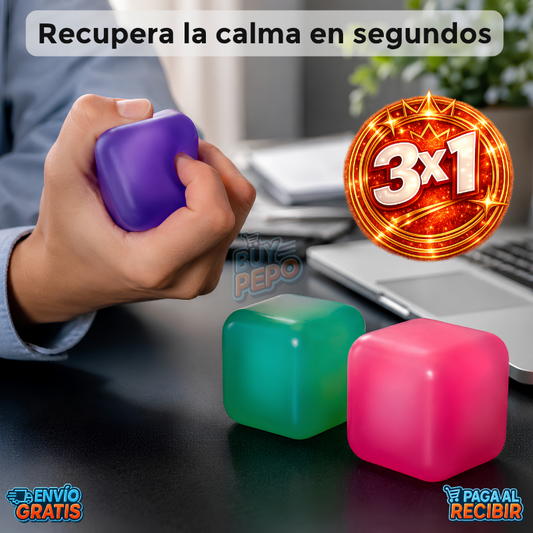 CalmCube™ 🧊 - Cubo antiestrés sensorial 🧠
