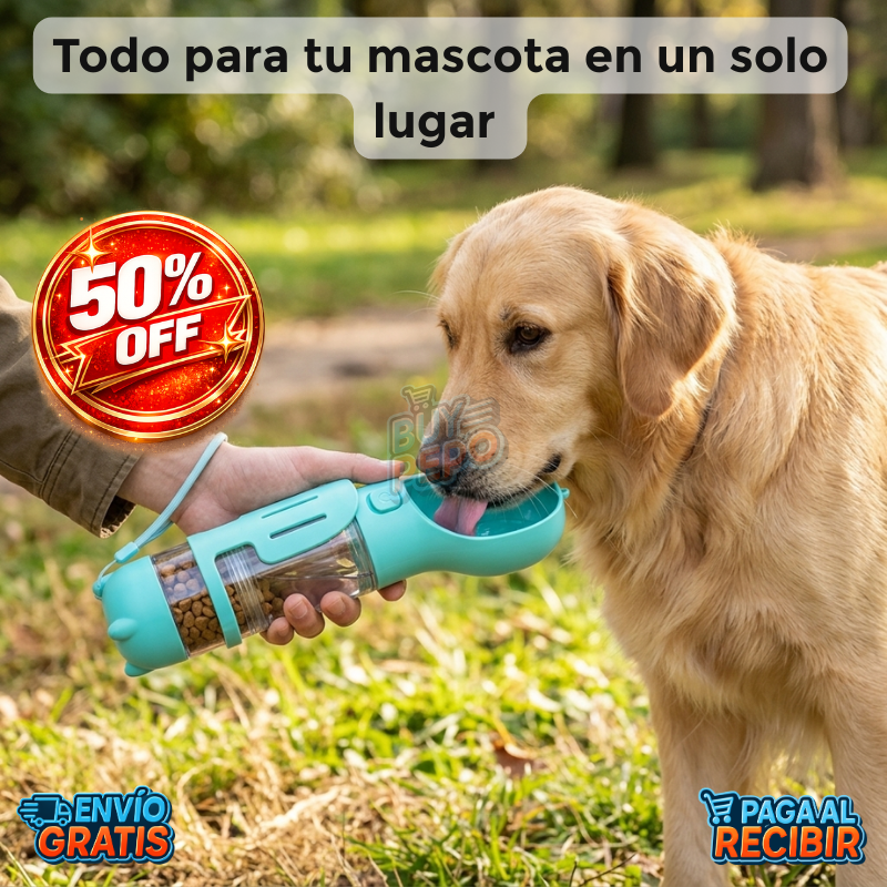 PetTrip™ 🐾 - Botella 3 En 1 Mascotas 🐶