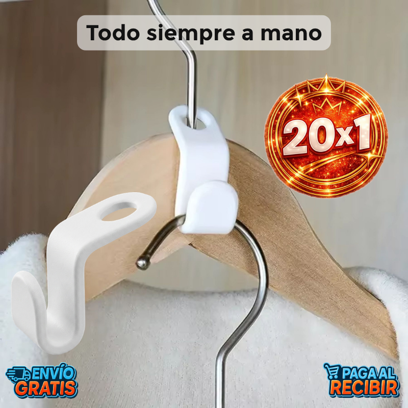 SpaceHook™ ✨ - Ganchos organizadores closet 👔
