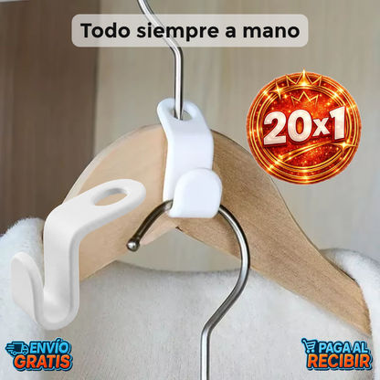 SpaceHook™ ✨ - Ganchos organizadores closet 👔