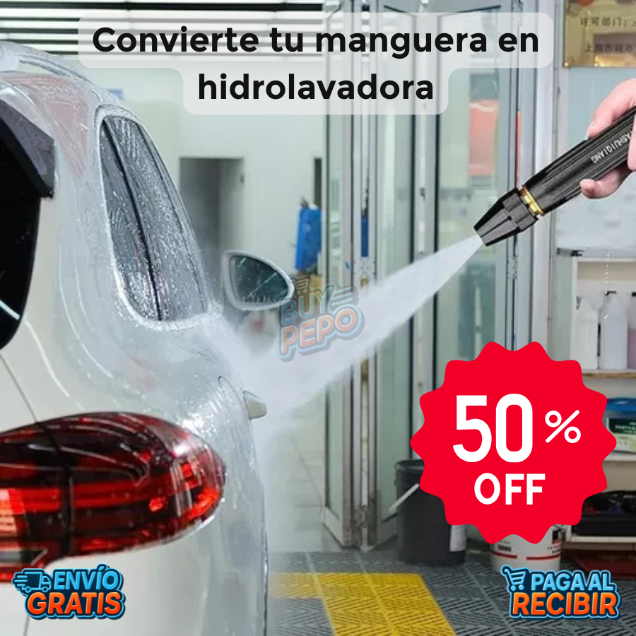 AquaForce™ 💦 - Pistola lavado potente 🚗