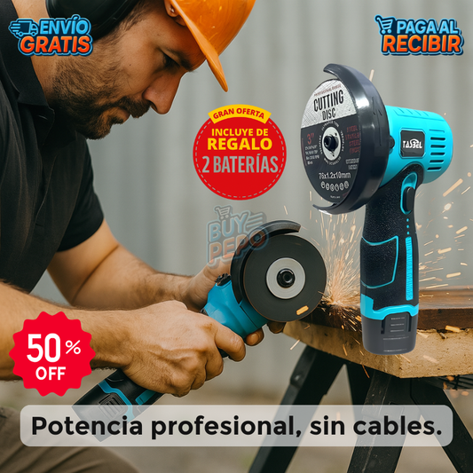 SpinMax™ 💨 – Mini esmeril 3" sin cables profesional 🔩