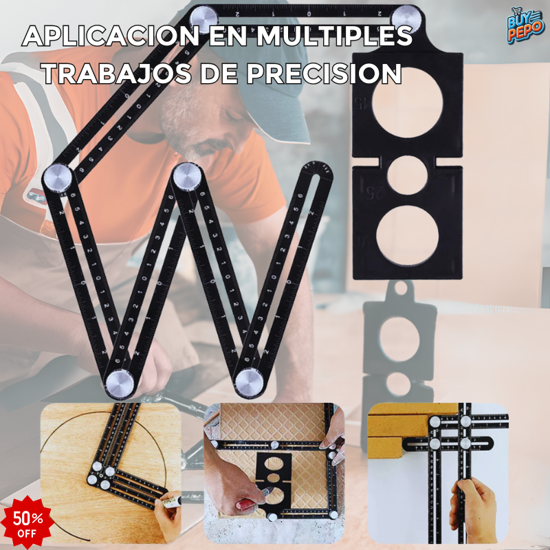 RulerPRO™ -📏Regla De Medición De Ángulo Múltiple 📐