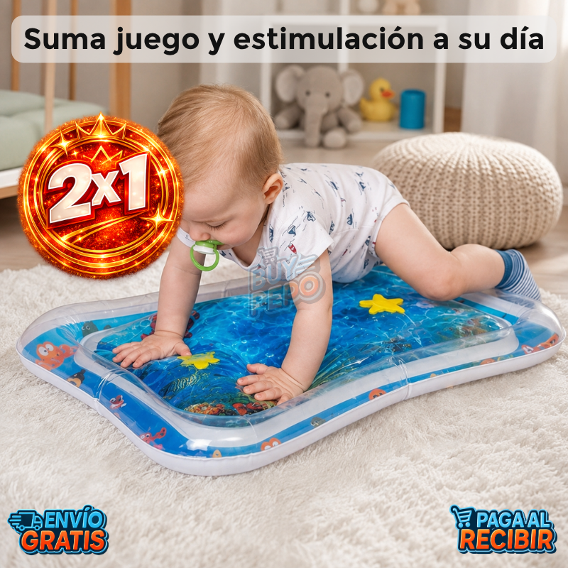 SensoryPlay™ 🧸 - Alfombra sensorial para bebés ✨