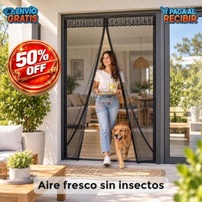 FreshDoor™ 🌬️ - Cortina magnética antimosquitos 🦟