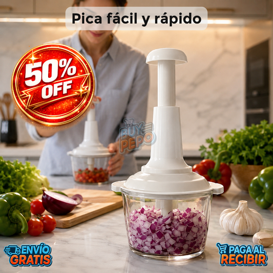 QuickChop™ 🥕 - Picadora manual rápida 🔪