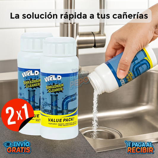 TurboDrain™ ⚡ - Polvo limpia cañerías eficaz 💧