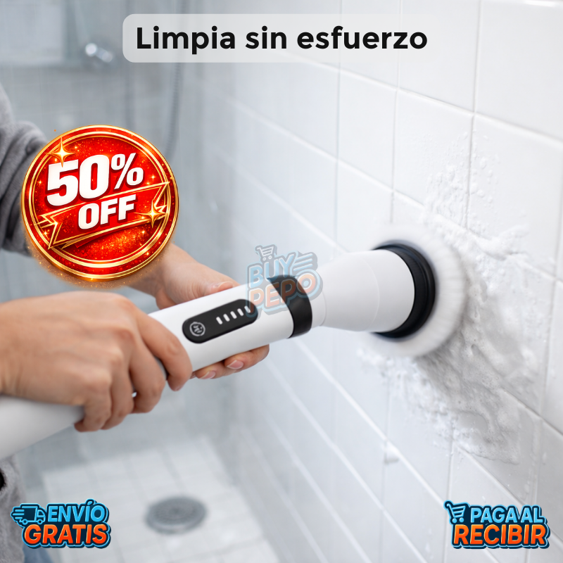 SpinClean™ 🧼 - Cepillo Eléctrico Multiuso ⚡