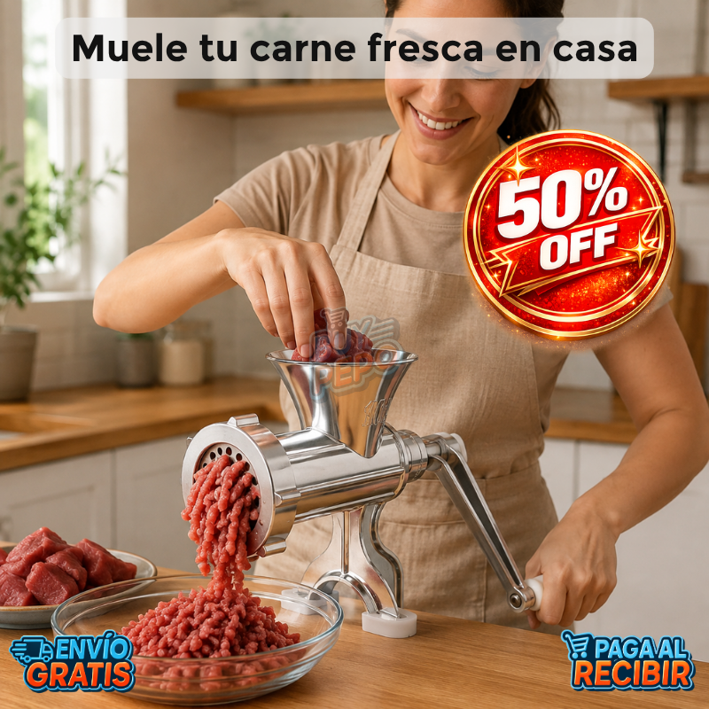 GrindPro™ 🥩 - Moledora de carne eléctrica 🔥